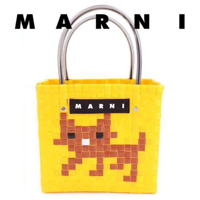 新品タグ付き★マルニマーケット　バタフライ　カゴバッグMARNI フラワーカフェ 新品☆マルニマーケット バタフライ カゴバッグMARNI フラワーカフェ